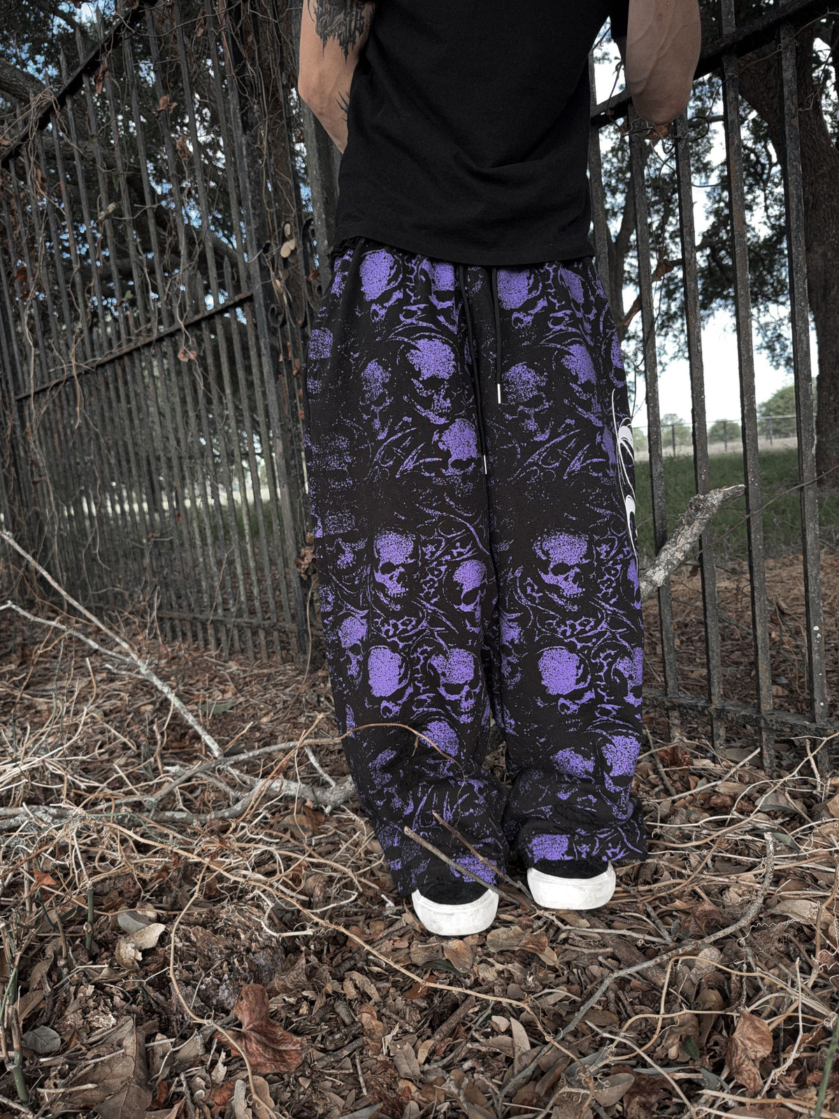 PURPLE "SKULL" SWEATS