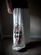 "DESTROYED" SWEATS WHITE HOT