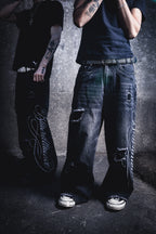 "WITHERED" DENIM