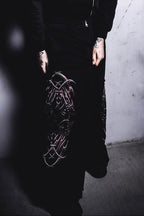 "DESTROYED" SWEATS BLACK ASH