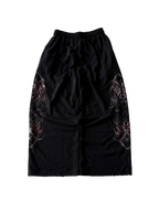 "DESTROYED" SWEATS BLACK ASH