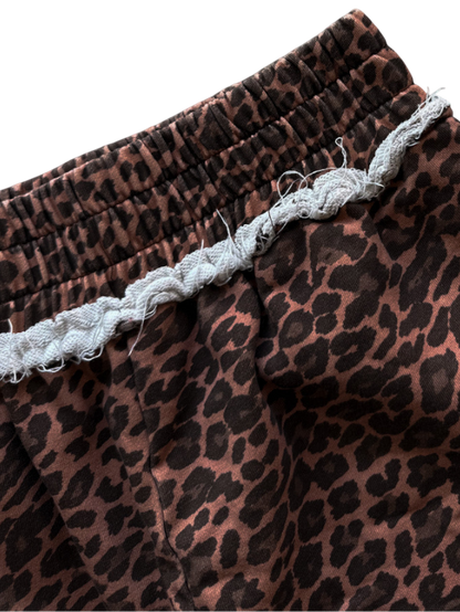 "DESTROYED" SWEATS CHEETAH