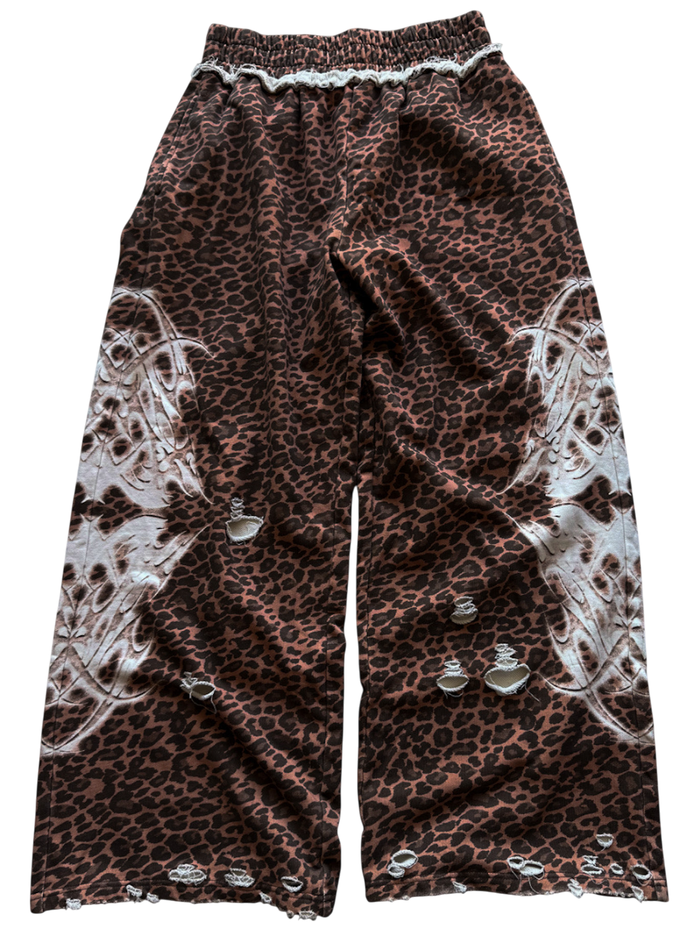 "DESTROYED" SWEATS CHEETAH