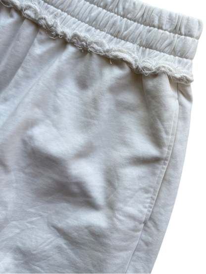 "DESTROYED" SWEATS WHITE