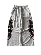 "DESTROYED" SWEATS WHITE HOT